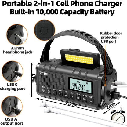 QAUYYW Emergency Weather Radio with NOAA Alerts and SOS Siren
QAUYYW Solar Powered Emergency Radio with 10,000mAh Battery and LCD Display
QAUYYW Portable Emergency Radio with 3W Flashlight and Hand Crank Charging
QAUYYW Weather Radio with Automatic NOAA Alerts, SOS Alarm & 10,000mAh Battery
QAUYYW Emergency Radio with 24.8 Inch Antenna and 3 Charging Options
QAUYYW 10,000mAh Emergency Weather Radio with SOS Siren for Storms
QAUYYW 10,000mAh Emergency Flashlight Radio with Solar Panel and USB Charging
QAUYYW